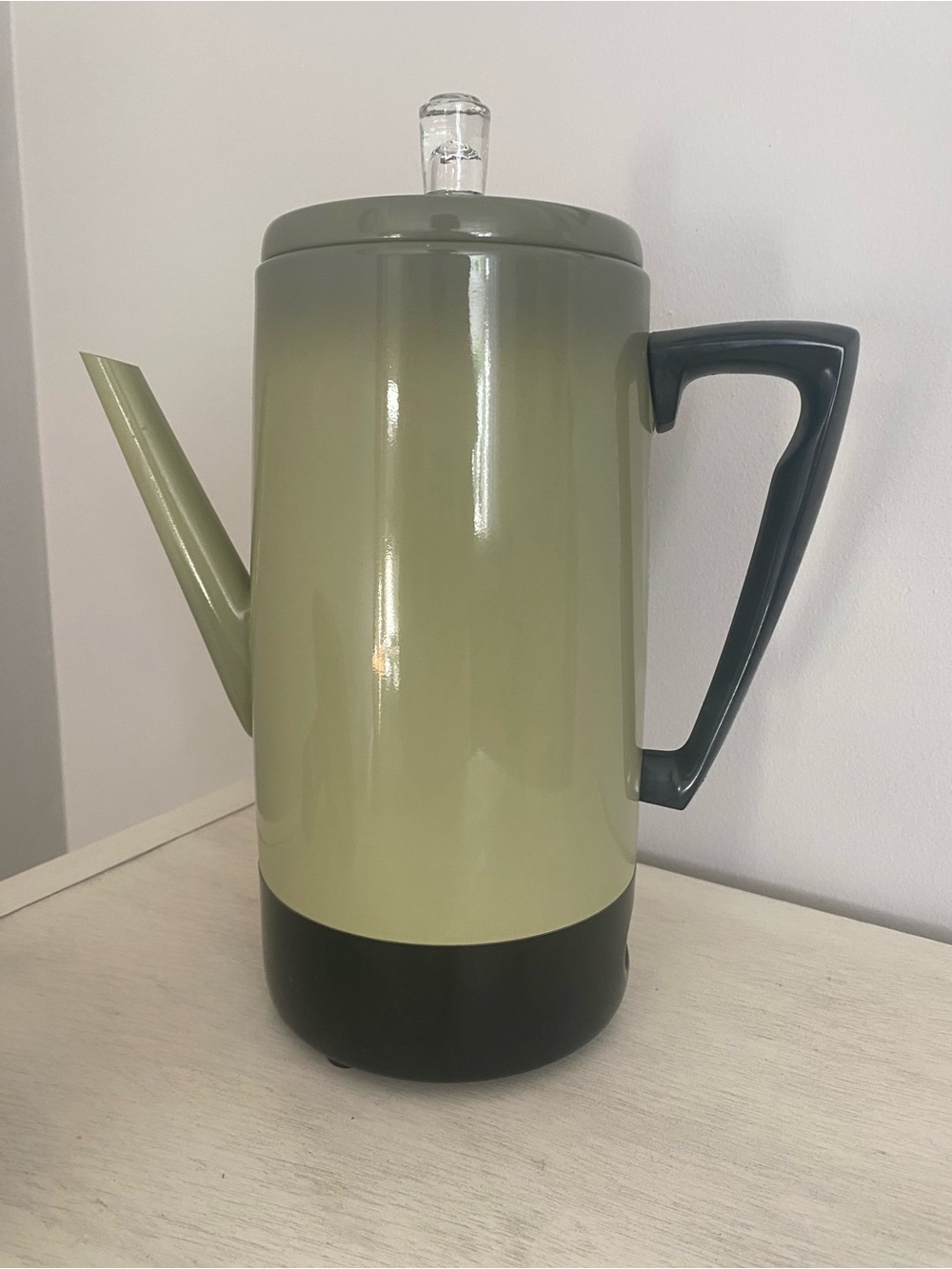 Avocado Green Mirro--Matic Coffee Percolator. New an original box.